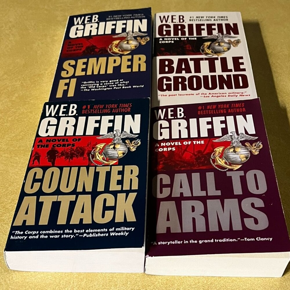 W.E.B. Griffin The Corps Book Series - 4 Books Included - Bestselling Author